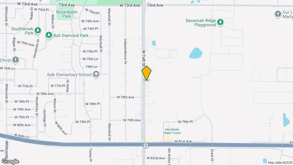 7709 W Taft St Map and Location Details