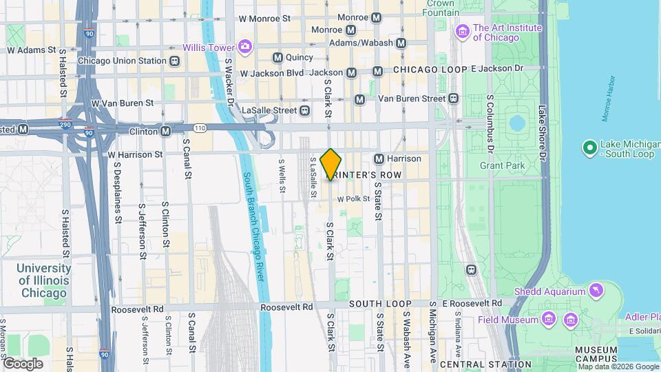 817 S Clark St Map and Location Details