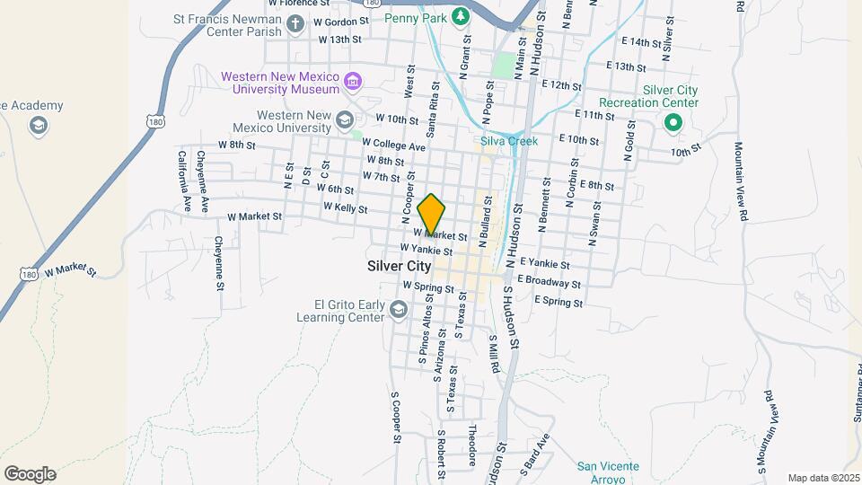 305 N Pinos Altos St Map and Location Details