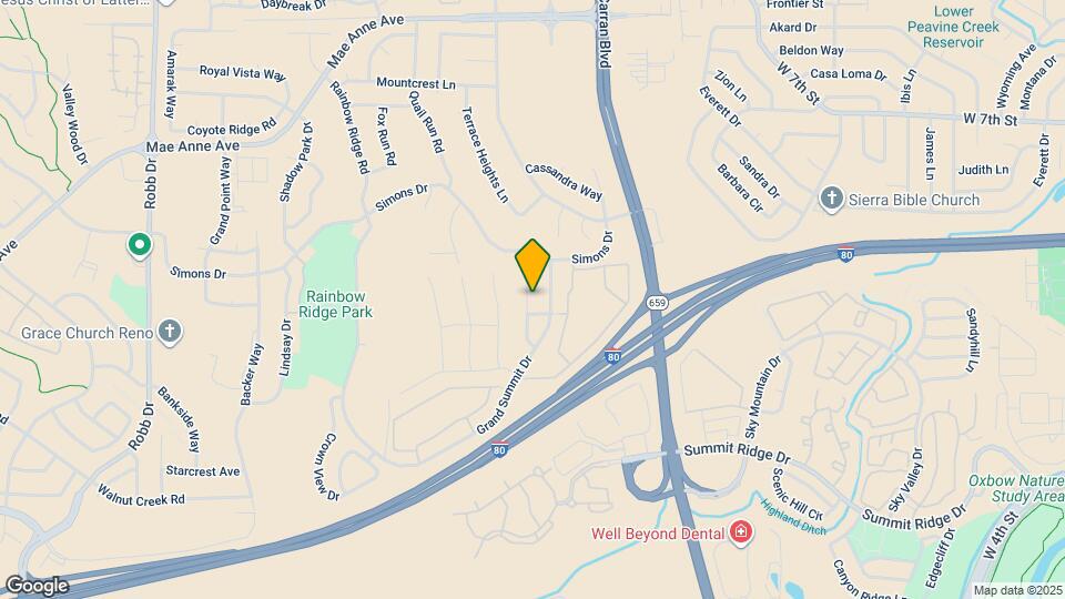 1440 Mount Grant Dr Map and Location Details