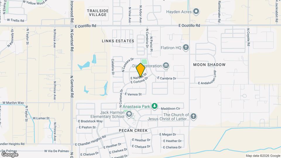 1045 E Nardini St Map and Location Details