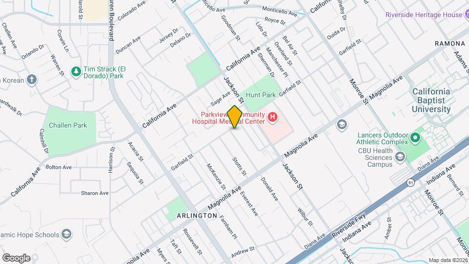 9188 Garfield St Map and Location Details