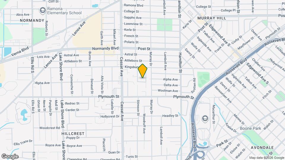 4721 Alpha Ave Map and Location Details