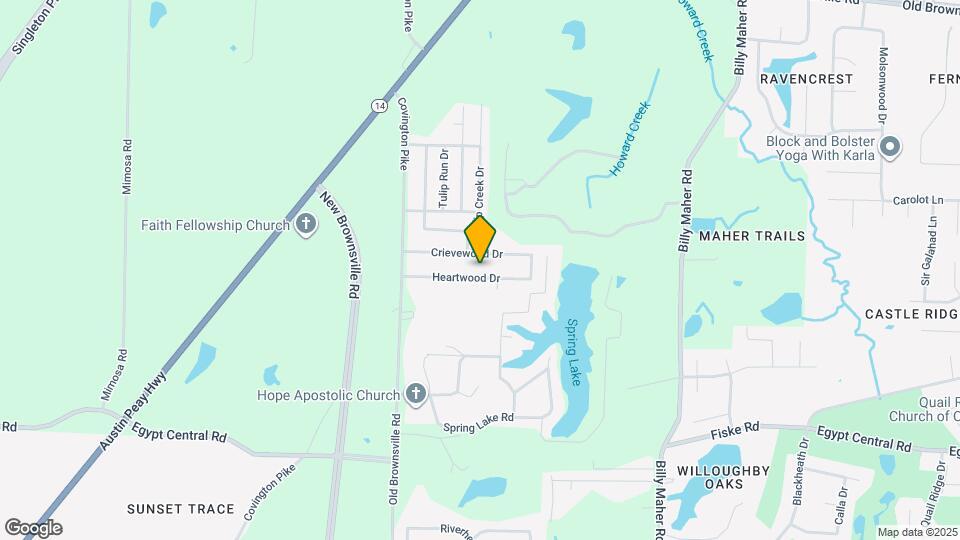 5716 Heartwood Dr Map and Location Details