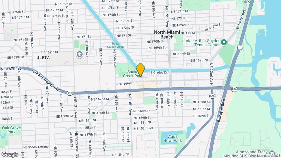 16400 NE 17th Ave Map and Location Details