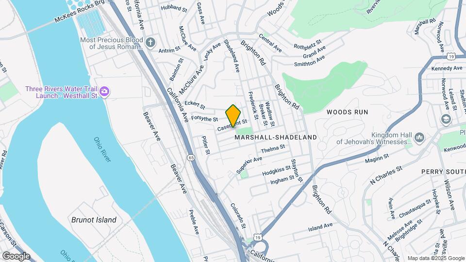 1405 Evandale Rd Map and Location Details