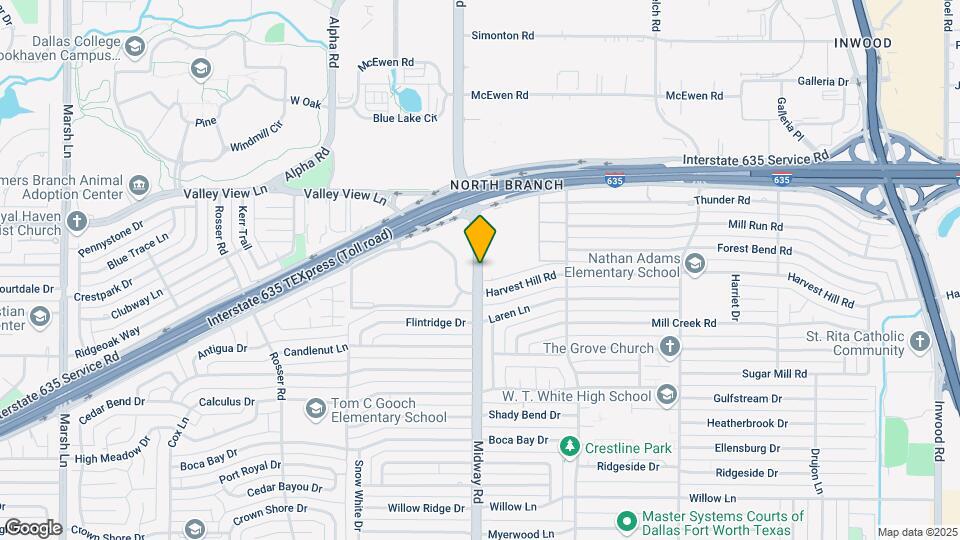 12822 Midway Rd, Unit 1093 Map and Location Details