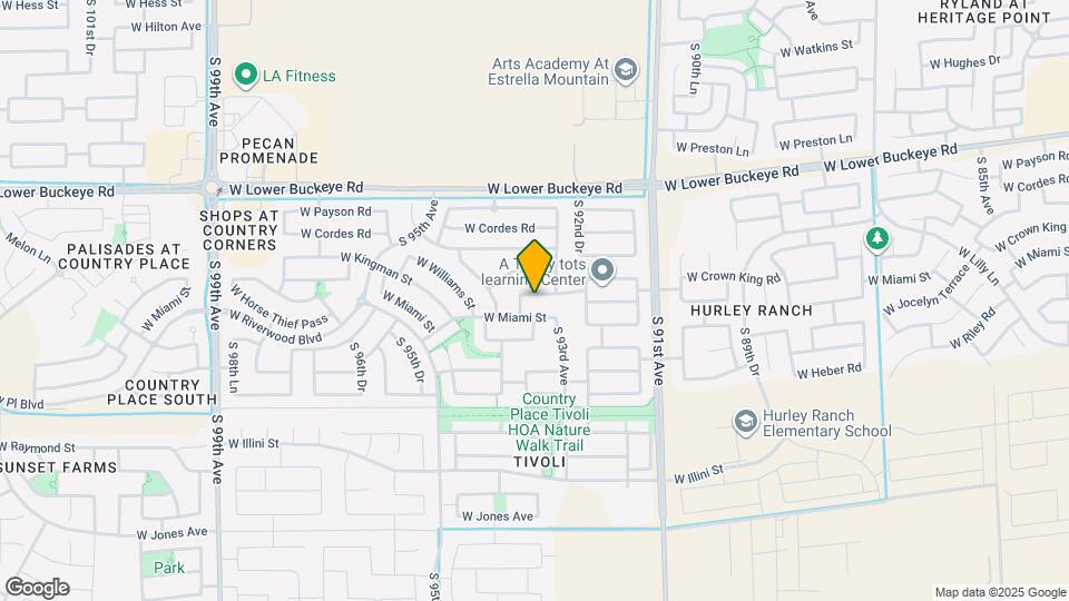 9323 W Crown King Rd Map and Location Details