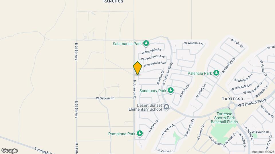 3712 N 310th Ln Map and Location Details
