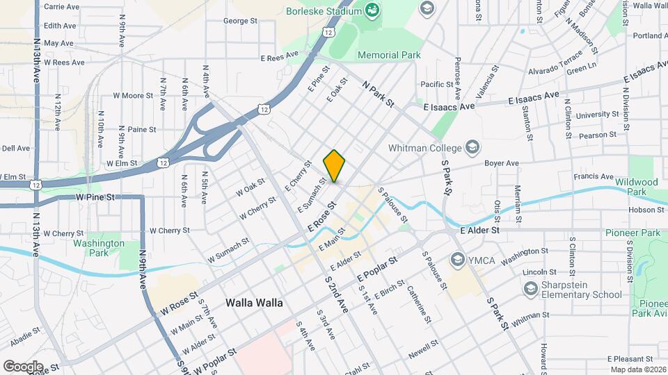 105 N Spokane St Map and Location Details