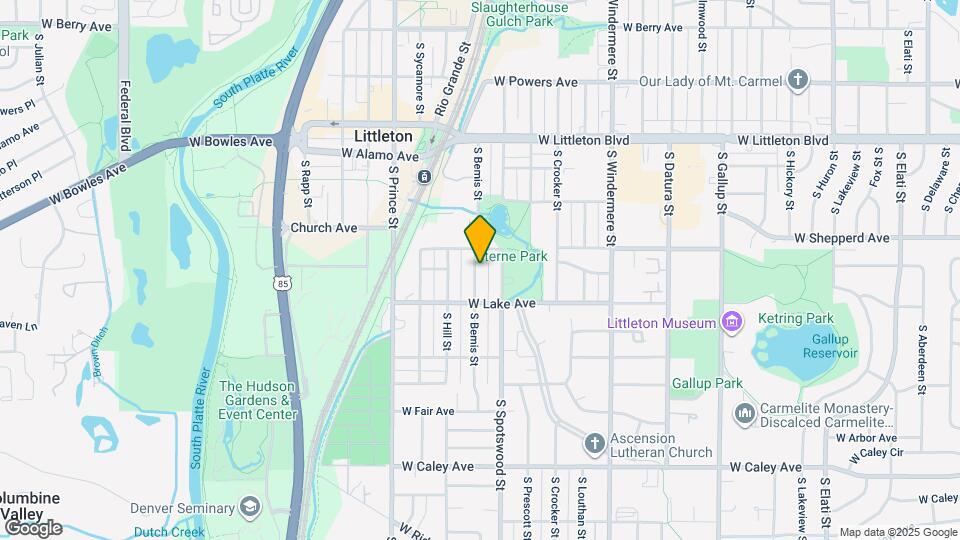 5930 S Bemis St Map and Location Details