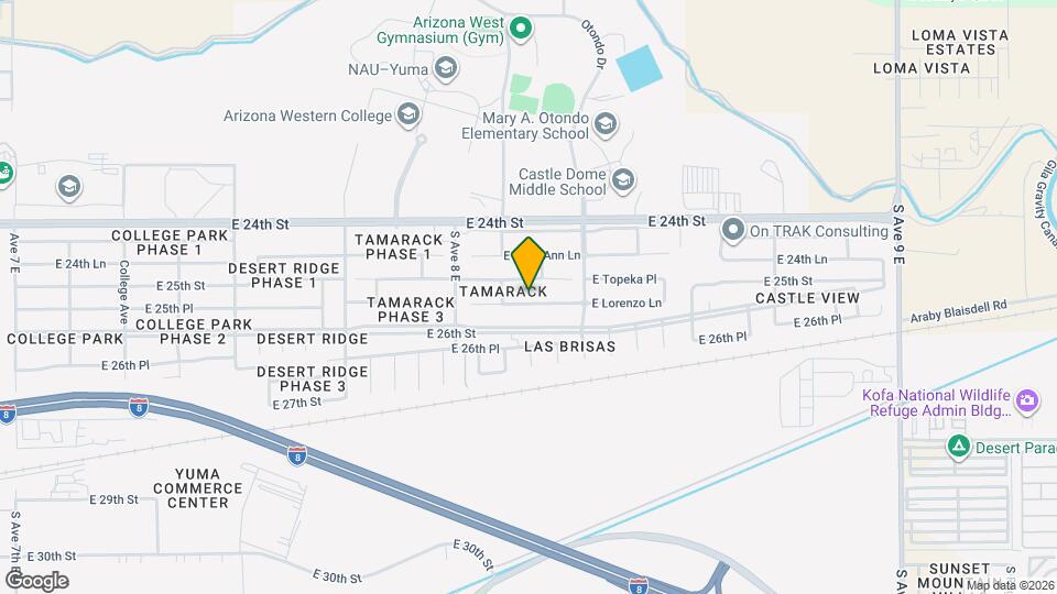 8166 E Lorenzo Ln Map and Location Details