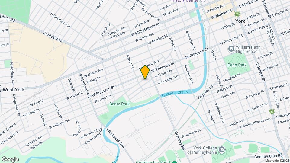 564 Salem Ave Map and Location Details