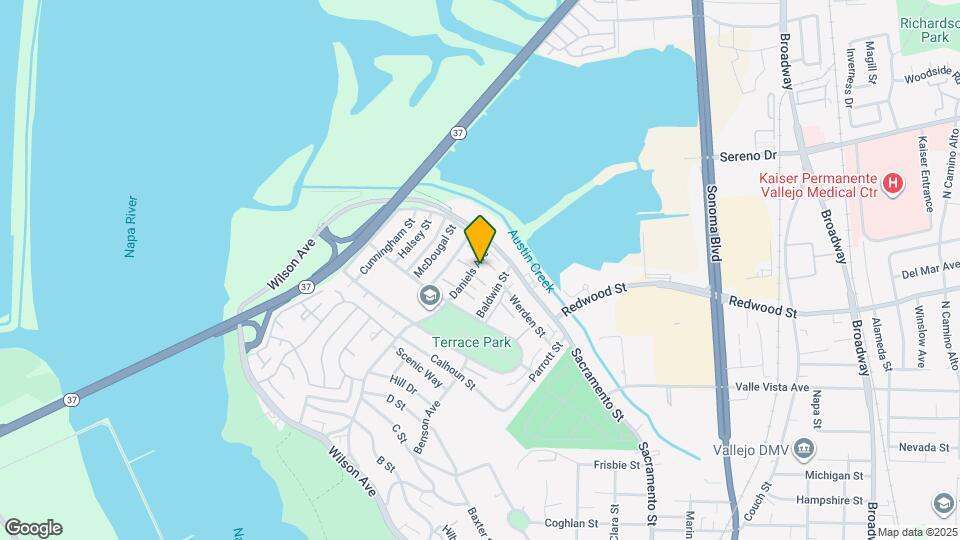 702 Daniels Ave Map and Location Details