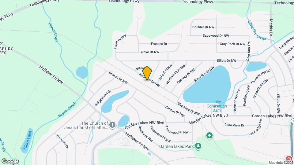109 Simpson Dr NW Map and Location Details