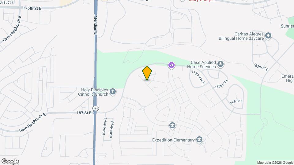 18313 107th Ave E Map and Location Details