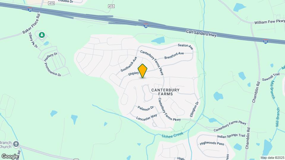 832 Williford Run Dr Map and Location Details