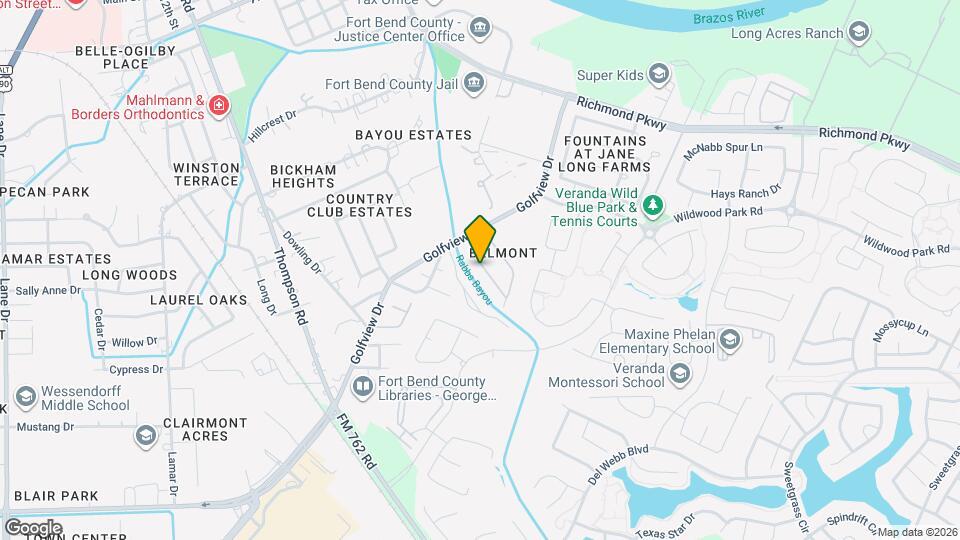 2212 S Belmont Dr Map and Location Details