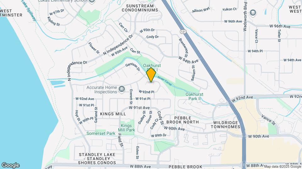 9235 Dover Way Map and Location Details