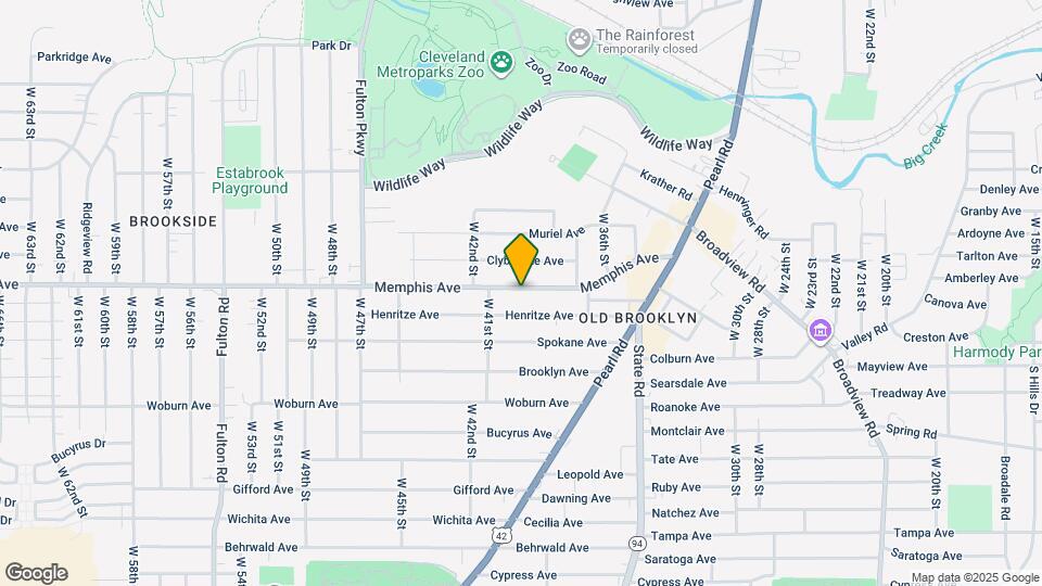 3925 Memphis Ave Mapa y Detalles de la Ubicación