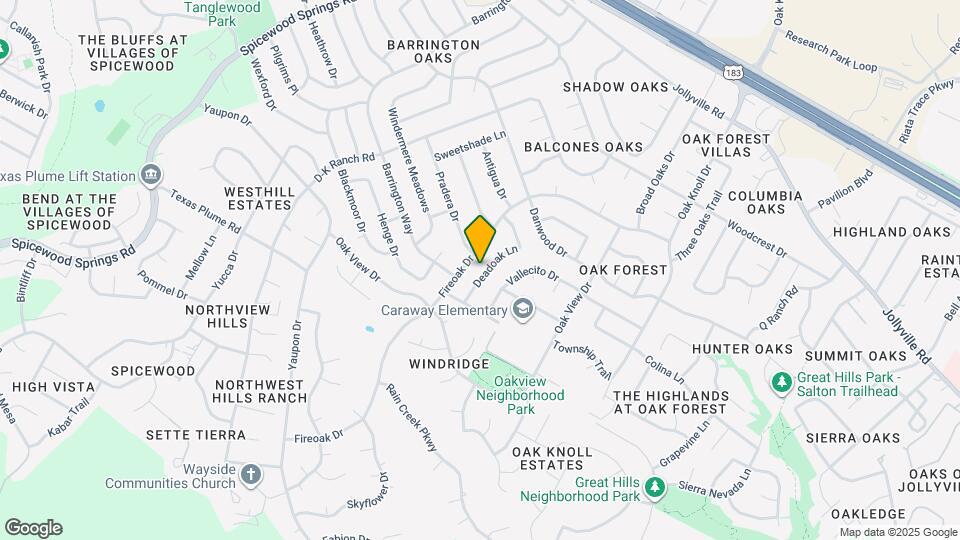 11210 Deadoak Ln Map and Location Details