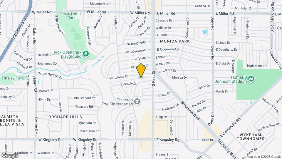 205 Valencia Dr Map and Location Details