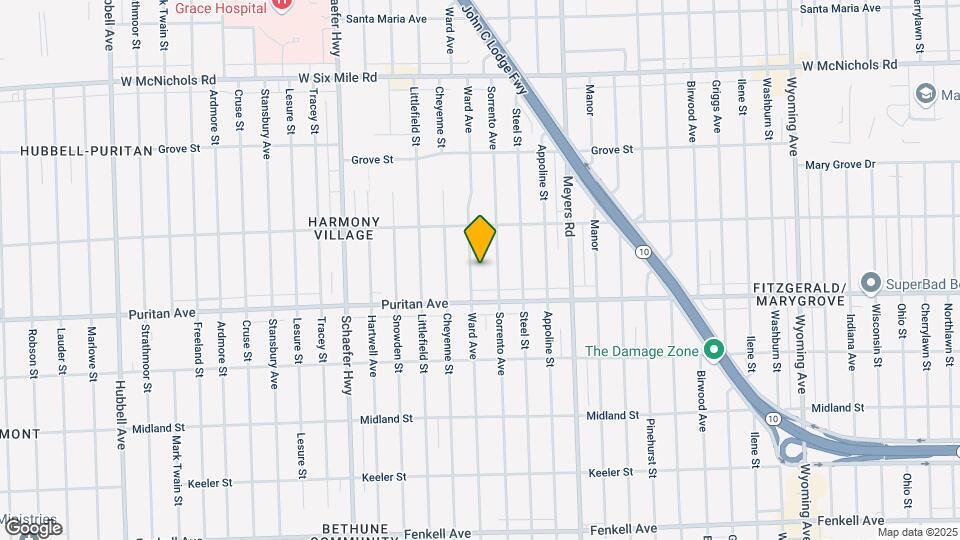 16170 Ward Ave Map and Location Details