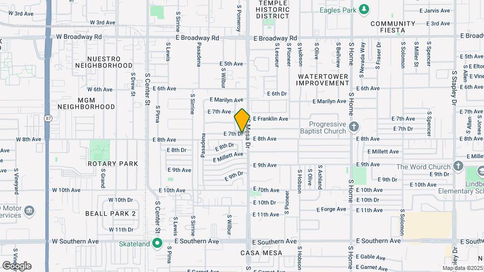 756 S Mesa Dr Map and Location Details
