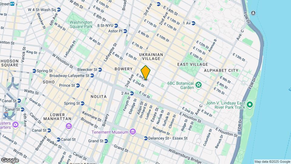 88 E 3rd St Map and Location Details