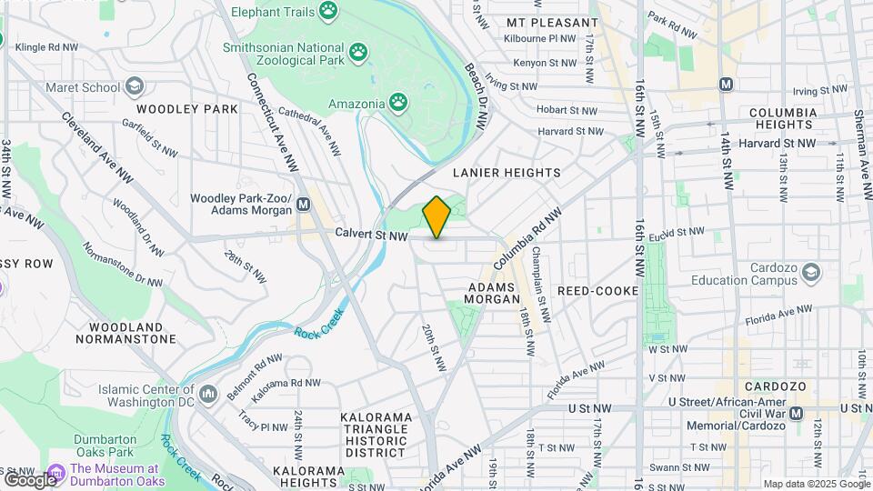 1936 Calvert St NW Map and Location Details