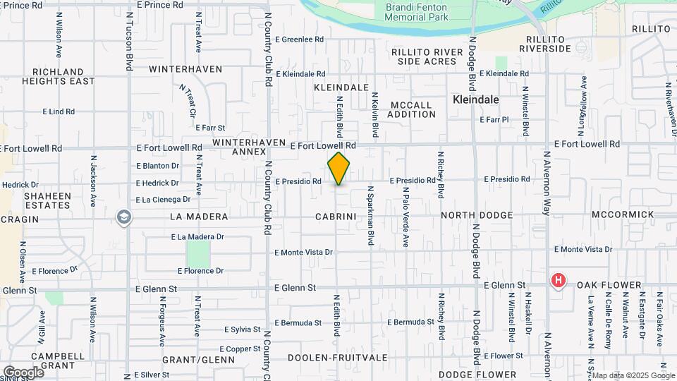 3064 N Edith Blvd Map and Location Details