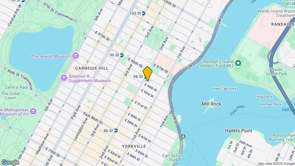 305 E 94th St Map and Location Details