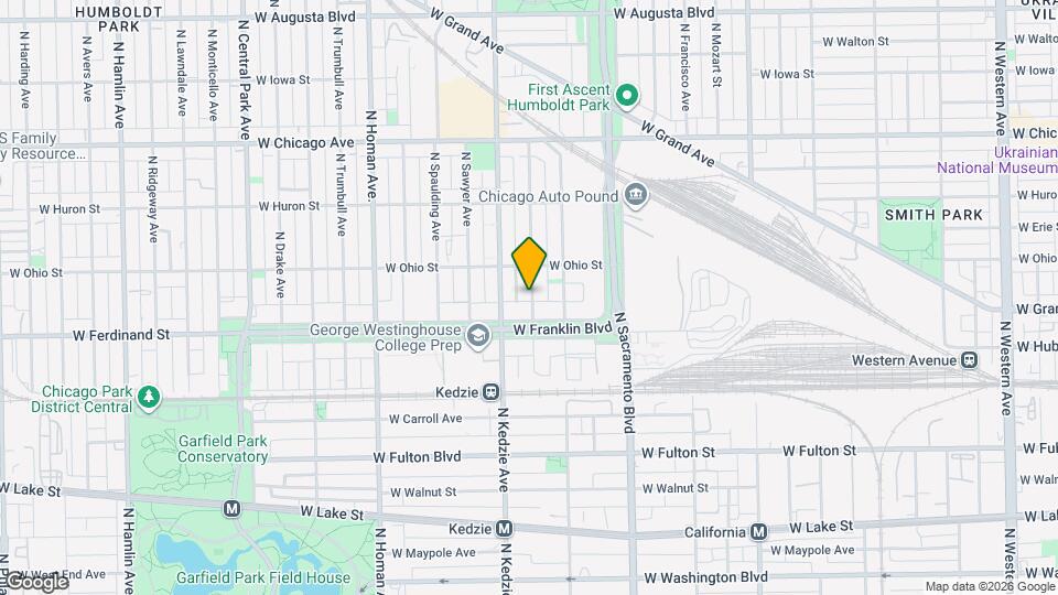 518 N Troy St, Unit 1 /1st Floor Map and Location Details