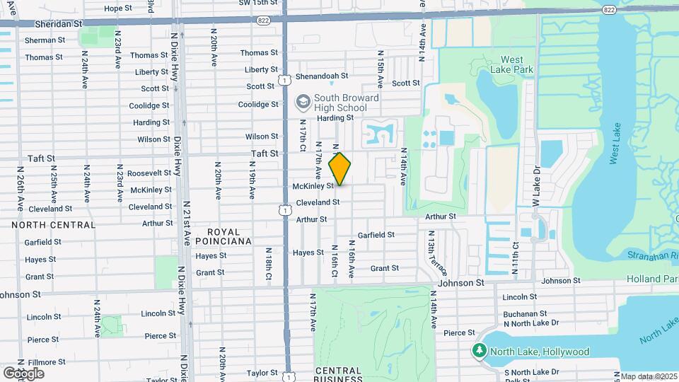 1419 N 16th Ct Map and Location Details