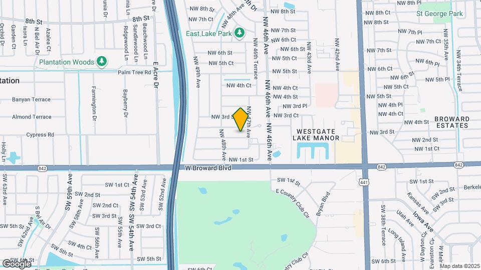 4725 NW 2nd Ct Map and Location Details