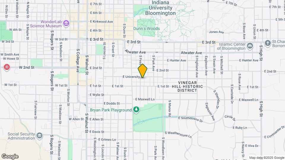 705 S Fess Ave Mapa y Detalles de la Ubicación