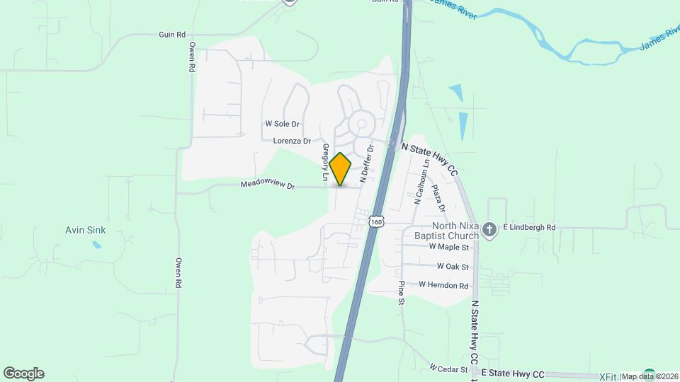 1836 Tower Cir Map and Location Details