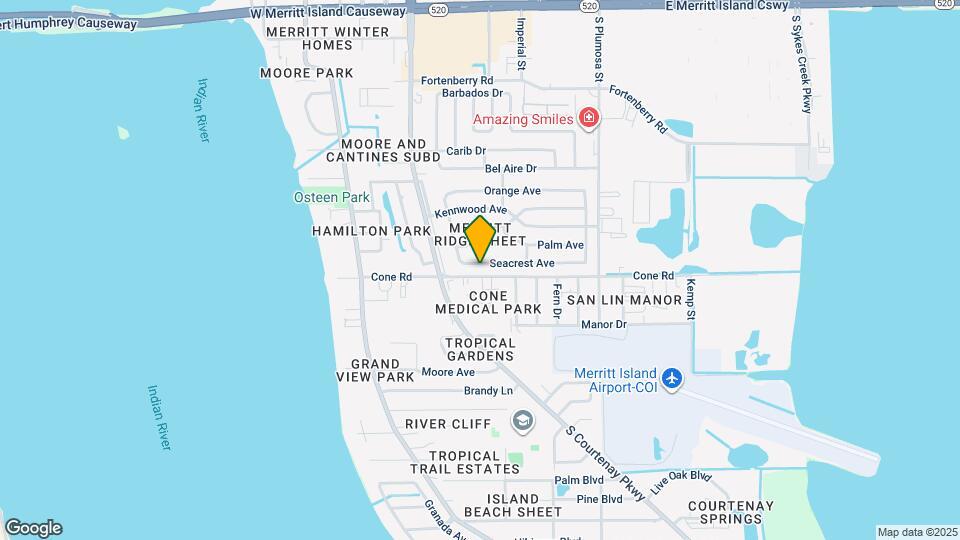 491 Seacrest Ave Map and Location Details