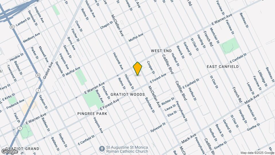 4774 Belvidere St Map and Location Details