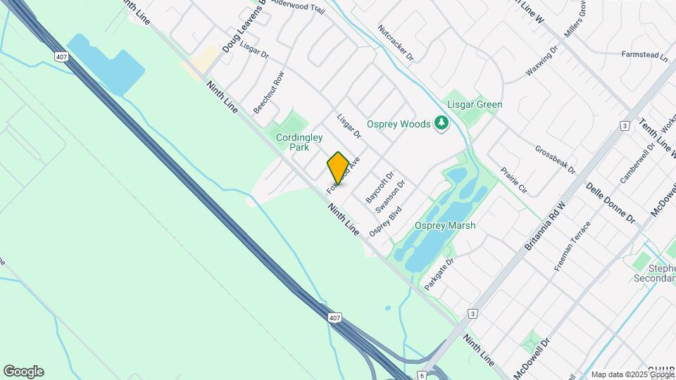 3968 Foxwood Ave Map and Location Details