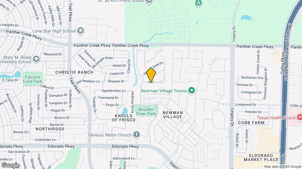 3515 Timberland Pl Map and Location Details