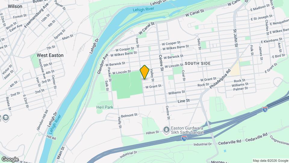 840 W Milton St Map and Location Details