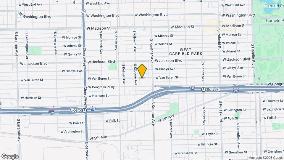 4439 W Van Buren St Map and Location Details