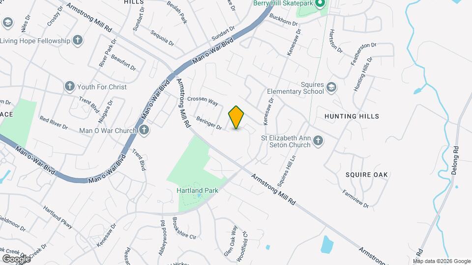 3591 Harper Woods Ln Map and Location Details