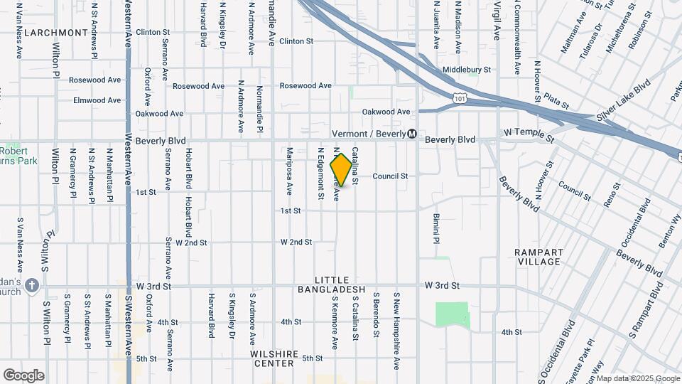132 N Kenmore Ave Map and Location Details