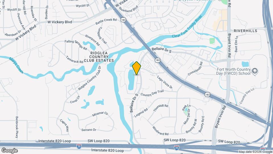 5930 River Bend Dr Mapa y Detalles de la Ubicación