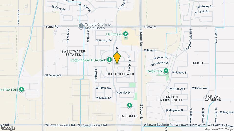 17284 W Mohave St Map and Location Details