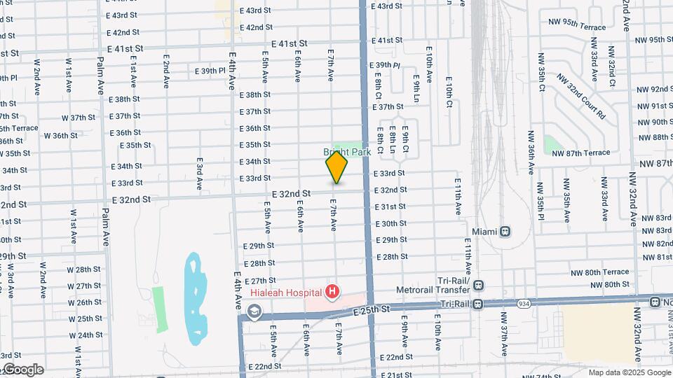 707 E 32nd St Map and Location Details