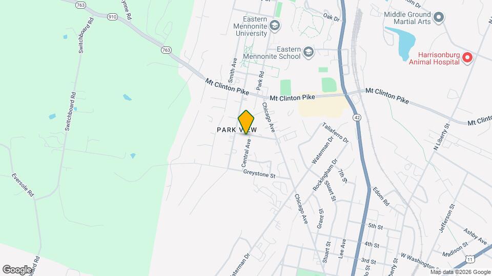 1121 Shenandoah St Map and Location Details