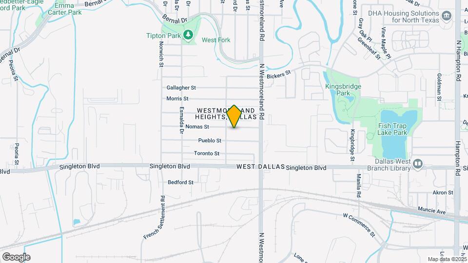 3420 Nomas St Map and Location Details